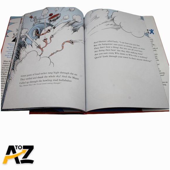 DR. SEUSS HORTON HEARS A WHO HARDCOVER BOOK W/ DUST JACKET - Picture 12 of 13